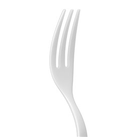 Compostable Reusable Fork in CPLA White 10cm (500 Units)