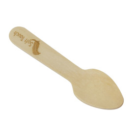 Wooden Mini Spoon “Soft” 7,5cm (100 Units)