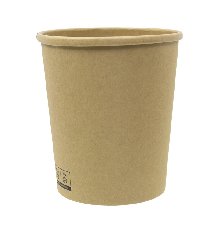 Kraft Carton Pot 1.000ml Ø11,6cm (25 Units) Kraft Carton Pot 1.000ml Ø11,6cm (25 Units)