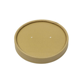 Kraft Carton Lid for Carton Pots of 9,0cm (25 Units)