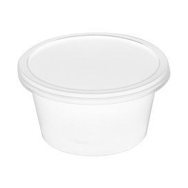 Sauce Cup in PP Transparent avec Lid 4Oz/120ml (2.000 Units)