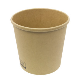 Kraft Carton Pot 750ml Ø11,7cm (25 Units)