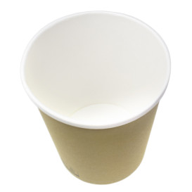Kraft Carton Pot with White Border 1.000ml Ø11,7cm (25 Units)