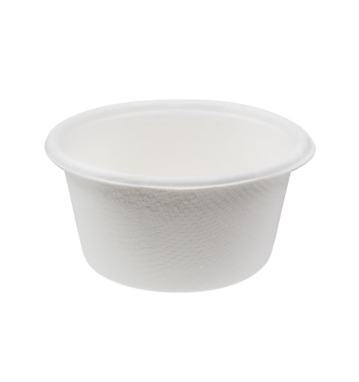 Sugarcane Container White Ø6,2cm 60ml (2500 Units) Sugarcane Container White Ø6,2cm 60ml (2500 Units)