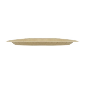 Paper Plate Round Greaseproof Shape Kraft Ø26cm 245g/m² (350 Units) 