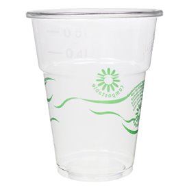 Compostable PLA Cup Clear 250ml Ø7,3cm (25 Units) 