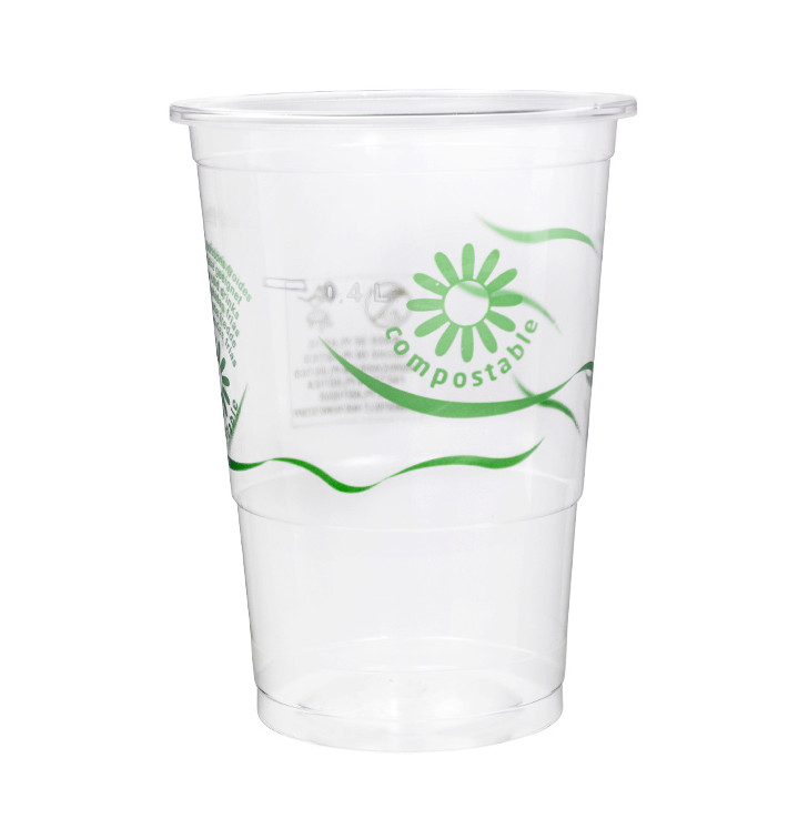 Compostable PLA Cup Clear 250ml Ø7,3cm (500 Units) Compostable PLA Cup Clear 250ml Ø7,3cm (500 Units)