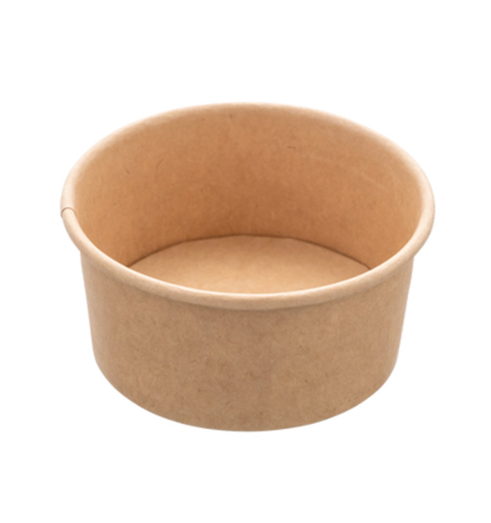 Multi-Food Bowl Kraft Cardboard 370ml Ø11,5cm (50 Units) Multi-Food Bowl Kraft Cardboard 370ml Ø11,5cm (50 Units)