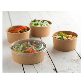 Multi-Food Bowl Kraft Cardboard 370ml Ø11,5cm (50 Units)