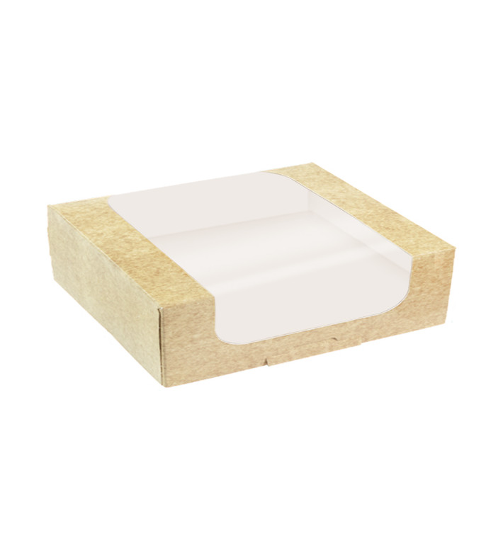 Square Cardboard Box PackiPack Vision Kraft 28x28x8cm (50 Units) Square Cardboard Box PackiPack Vision Kraft 28x28x8cm (50 Units)