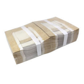 Square Cardboard Box PackiPack Vision Kraft 23x23x5,8cm (50 Units)