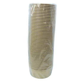 Salad Bowl Kraft-Kraft Cardboard 750ml Ø15,0cm (300 Units)
