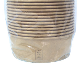 Salad Bowl Kraft-Kraft Cardboard 1.300ml Ø18,5cm (300 Units)
