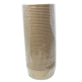 Salad Bowl Kraft-Kraft Cardboard 1.300ml Ø18,5cm (300 Units)