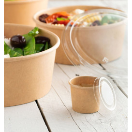 Lid in rPET for Soup Bowl 950/1.300ml Ø18,5cm (300 Units)
