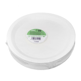 Paper Plate Round White  Ø26cm 250g/m² (350 Units) 