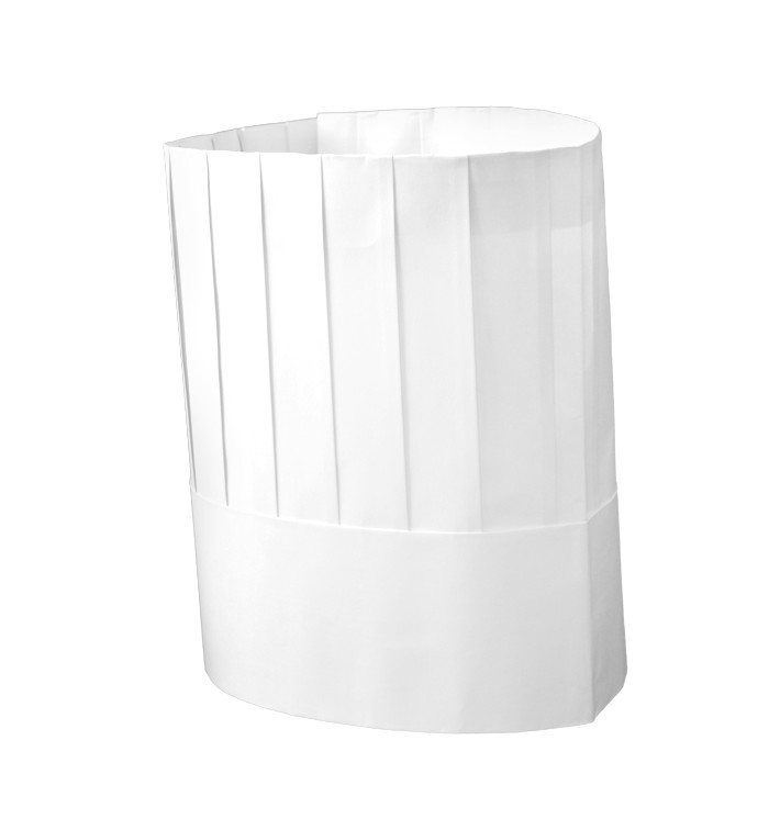 Disposable Chef Hat Pinstripe "TST" White (10 Units) Disposable Chef Hat Pinstripe "TST" White (10 Units)