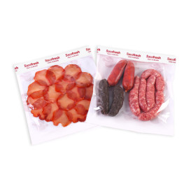 Reusable Chamber Vacuum Pouches with Adhesive Closure Red 30x20cm (100 Units)