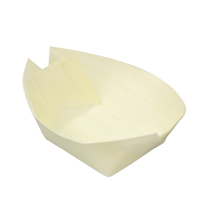 Woolen Food Boat Tray 6x5cm (50 Units) Woolen Food Boat Tray 6x5cm (50 Units)