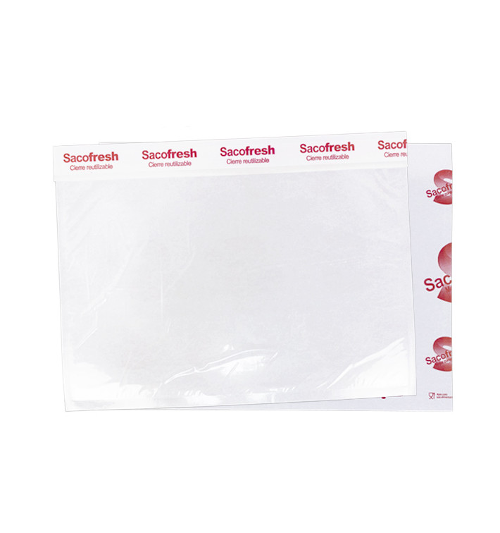 Reusable PE-Paper Bags with Adhesive Flap Sacofresh Red 30x36cm (1.000 Units) Reusable PE-Paper Bags with Adhesive Flap Sacofresh Red 30x36cm (1.000 Units)