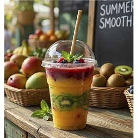 Compostable PLA Cup Clear 250ml Ø7,3cm (25 Units) 