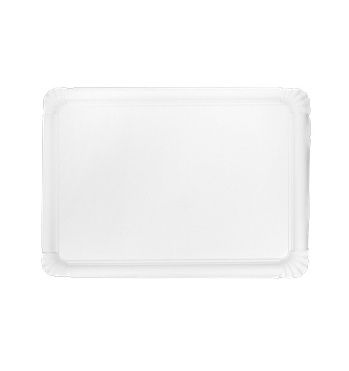 Paper Tray Rectangular shape White 25x34cm (50 Units) Paper Tray Rectangular shape White 25x34cm (50 Units)