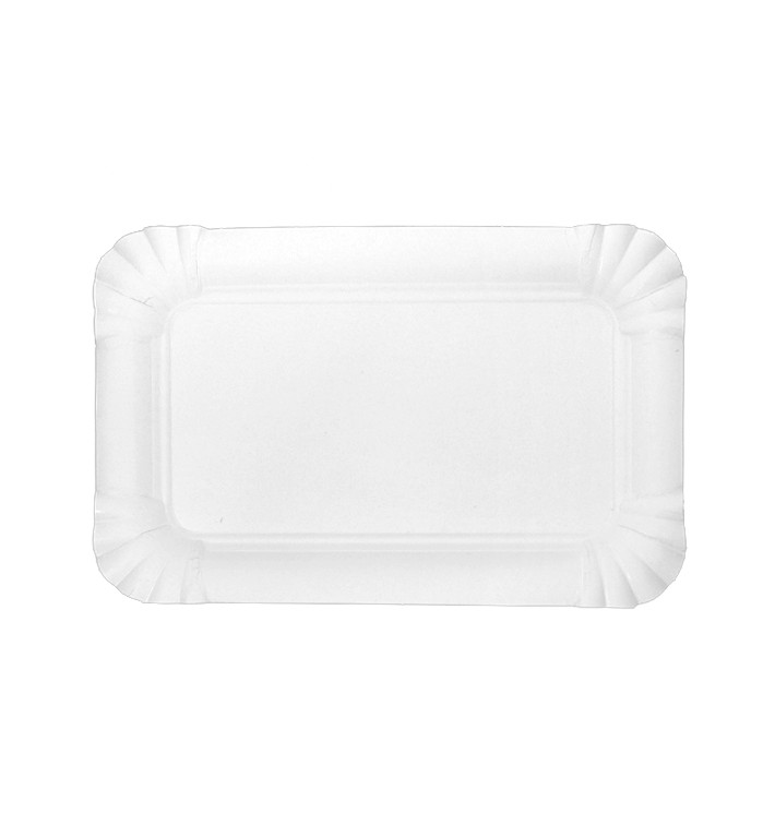 Paper Tray Rectangular shape White 12x19cm (50 Units) Paper Tray Rectangular shape White 12x19cm (50 Units)