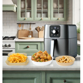 Kraft Air Fryer Paper 40g Ø16x4cm (50 Units)