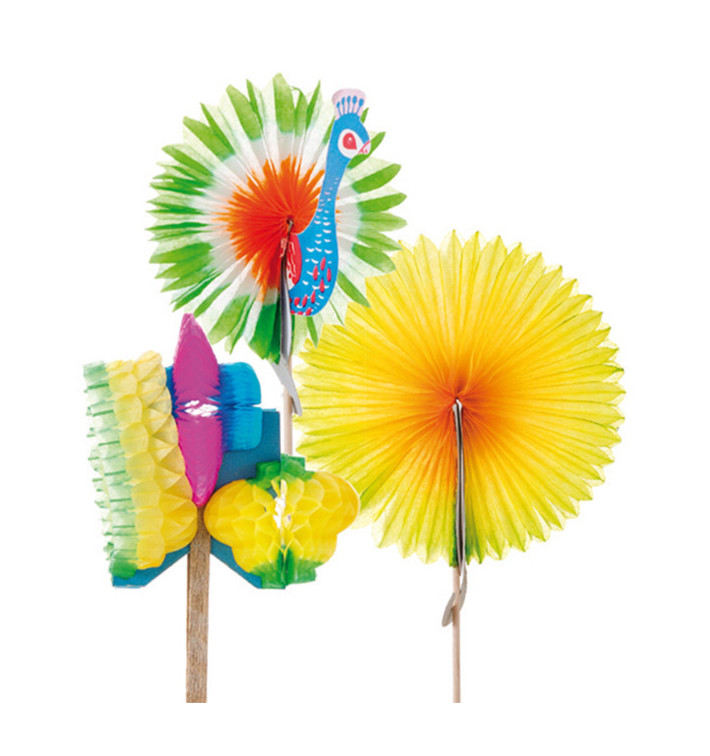 Ice Cream Decorating Set Chinese Fan Design 10,7cm Ice Cream Decorating Set Chinese Fan Design 10,7cm