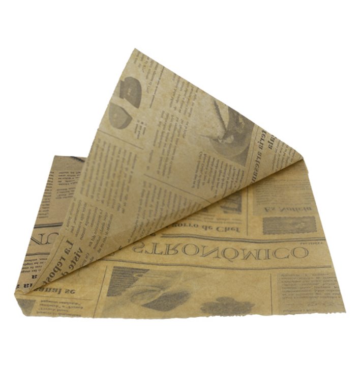 Paper Deli Wrap Grease-Proof Kraft Times 17x17cm (X Units) Paper Deli Wrap Grease-Proof Kraft Times 17x17cm (X Units)