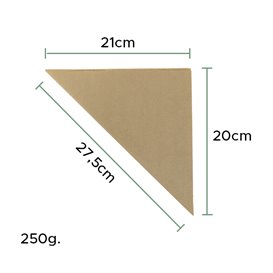Paper Food Cone Grease-Proof Karft 27,5cm 250gr (100 Units)