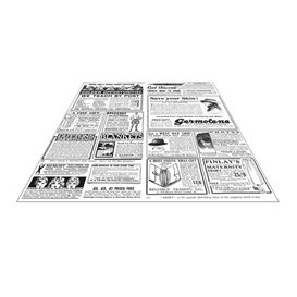 Paper Food Wrap Grease-Proof "Times" 31x38cm (4.000 Units)