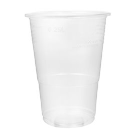 Plastic Cup PP Clear 300ml Ø7,3cm (2.500 Units)