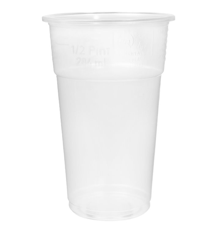 Plastic Cup PP Clear 375ml Ø8,0cm (1702 Units) Plastic Cup PP Clear 375ml Ø8,0cm (1702 Units)