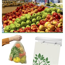 Market Bag Block Home Compost “Be Eco!” 23x33cm 12µm (3.000 Units)