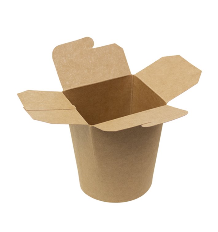 Paper Take-Out Box Kraft 450ml (250 Units) Paper Take-Out Box Kraft 450ml (250 Units)