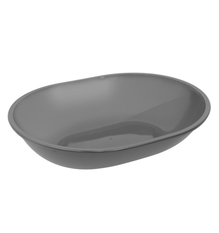 Reusable Durable Reusable Bowl PP Bio Grey “Revolve” Oval 1000ml 22x17,4x5cm (144 Units) Reusable Durable Reusable Bowl PP Bio Grey “Revolve” Oval 1000ml 22x17,4x5cm (144 Units)