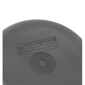 Reusable Durable Reusable Bowl PP Bio Grey “Revolve” 150ml Ø7,9cm (1 Unit) 