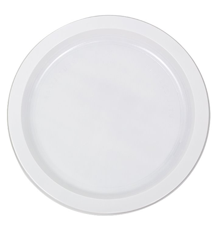 Reusable Plate in PS Flat White 22cm (550Units) Reusable Plate in PS Flat White 22cm (550Units)