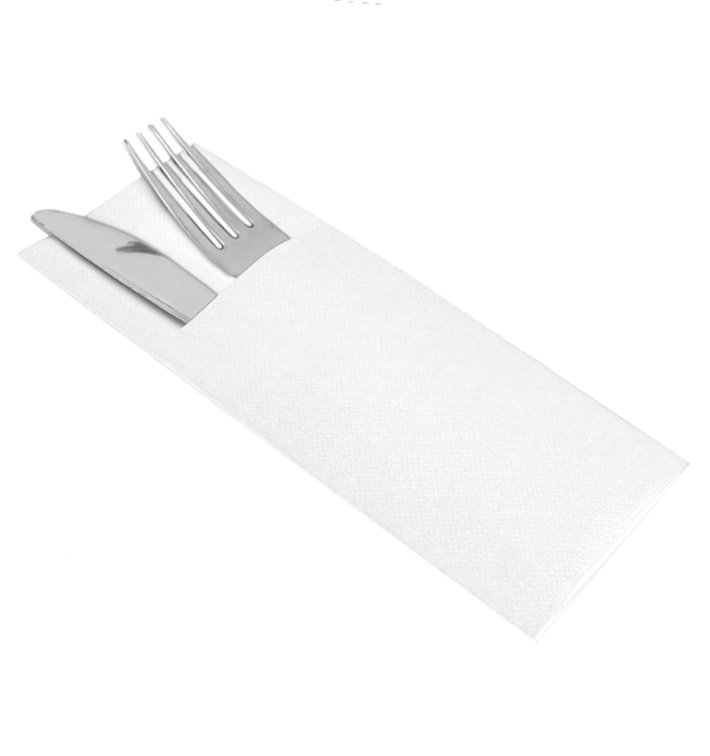 Cutlery Napkin Fold Micropoint 33x40cm White (600 Units) Cutlery Napkin Fold Micropoint 33x40cm White (600 Units)