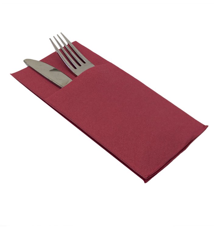 Cutlery Napkin Fold Micropoint 40x40cm Burgundy (480 Units) Cutlery Napkin Fold Micropoint 40x40cm Burgundy (480 Units)