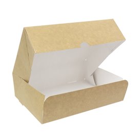 Kraft Cardboard Bakery Box 18,2x13,6x5,2cm 500g (20 Units)