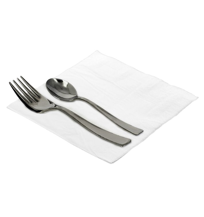 Paper Napkin with Border 40x40cm 1-ply White (200 Units) Paper Napkin with Border 40x40cm 1-ply White (200 Units)