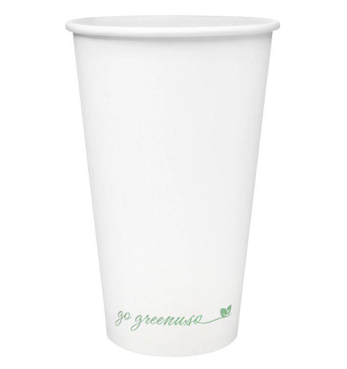 Paper Cup White 16Oz/500ml Ø9cm (25 Units) 