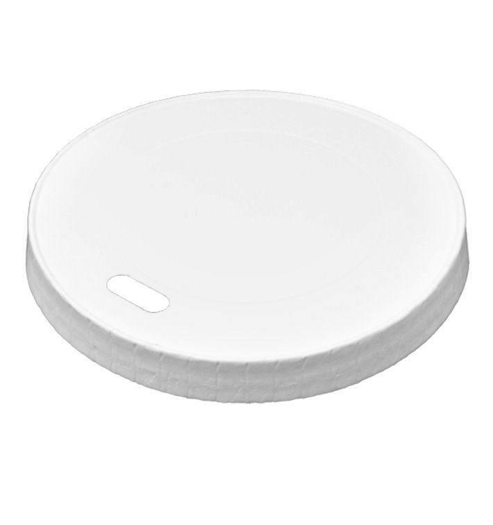 Travel Lid with White Paper Hole Ø8,0cm (1.000 Units) Travel Lid with White Paper Hole Ø8,0cm (1.000 Units)