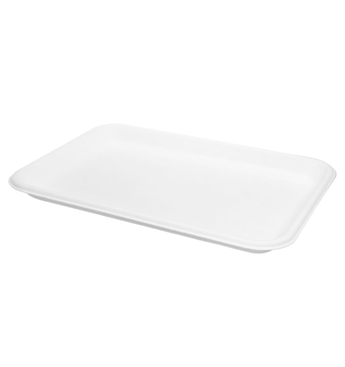 White Sugar Cane Tray 20,5x14,5cm (500 Units) White Sugar Cane Tray 20,5x14,5cm (500 Units)
