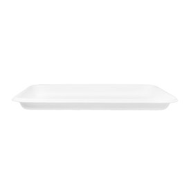 White Sugar Cane Tray 20,5x14,5cm (500 Units)