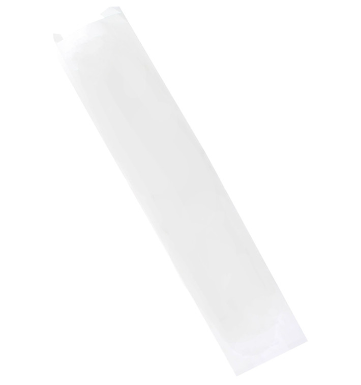 Paper Bag White 9+5x24cm (250 Units) Paper Bag White 9+5x24cm (250 Units)