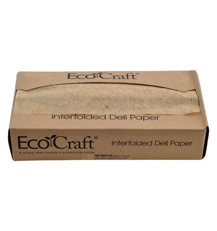 Greaseproof Paper Wrapping Kraft in Dispenser 26x27cm (500 Units) Greaseproof Paper Wrapping Kraft in Dispenser 26x27cm (500 Units)