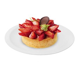 Reusable Hard Plate Flat White "Round" PP Ø18,5cm (25 Units) 